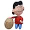 2.5ft. LED Peanuts Lucy with Football & Charlie Brown Yard Art